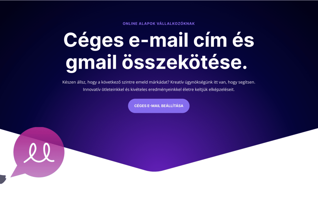 Céges email használata gmail-el